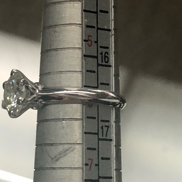 2 carat Moissanite Solitaire Engagement Ring - Picture 5 of 5